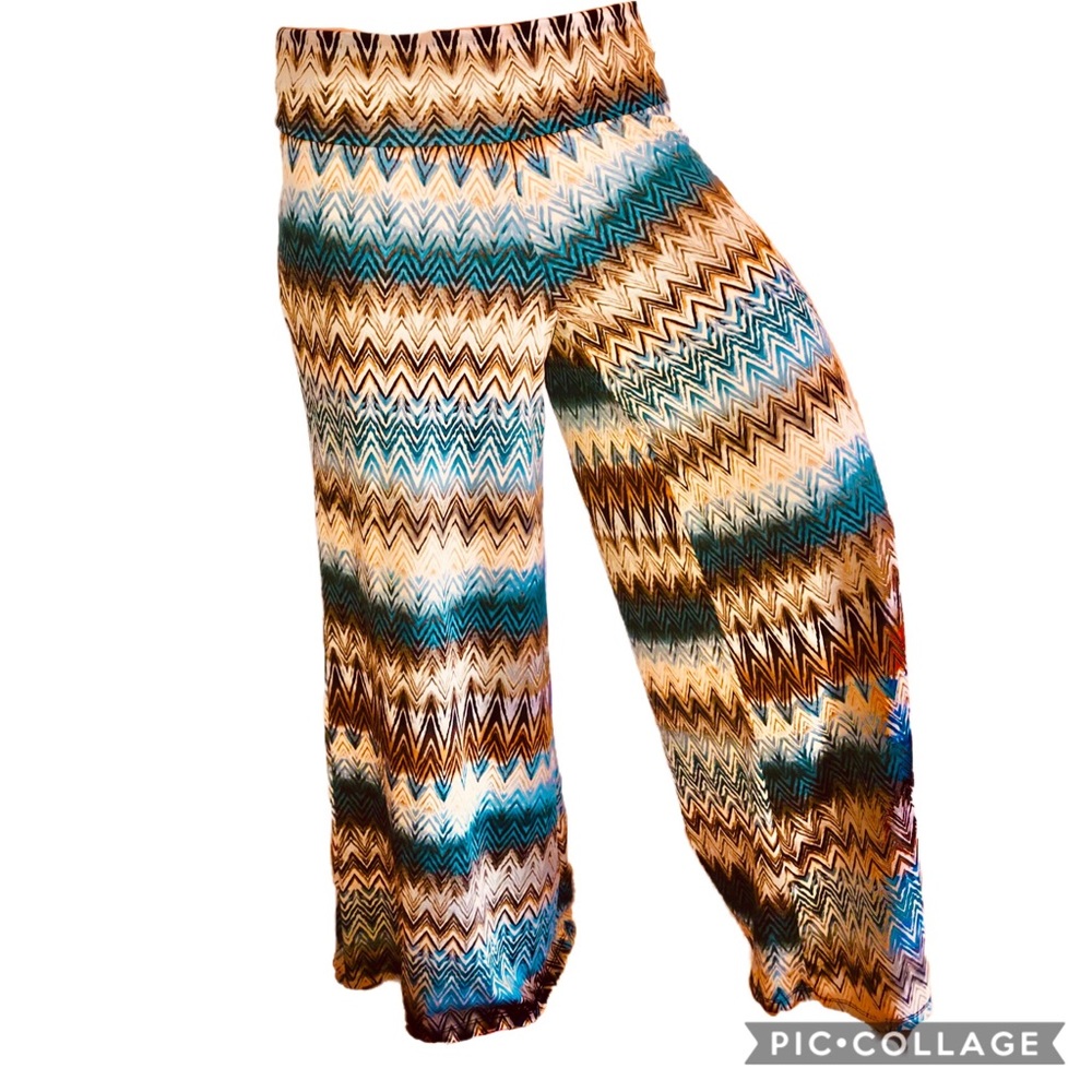 PALAZZO Zigzag PANTS Zac & Rachel S - Picture 5 of 7